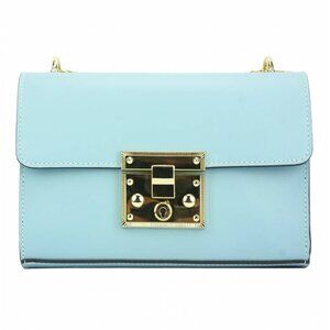 "Victorie" Box Style Italian Made Leather Handbag (new without tags)